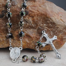Cloisonne beads rosary